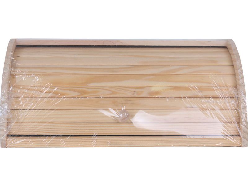 Panera de madera con tapa persiana 15 x 34.7 x 25.3 cm. Contenedor