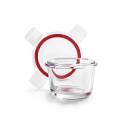 Fiambrera de cristal redonda mini 130 ml