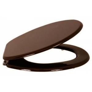 Asiento tapa para inodoro color marrón chocolate