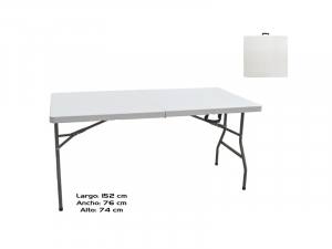 Mesa plegable multiusos 152 x 76 x 74 cms